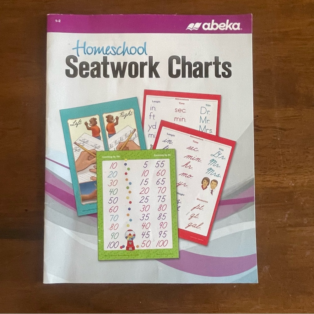 Abeka Homeschool Seatwork Charts